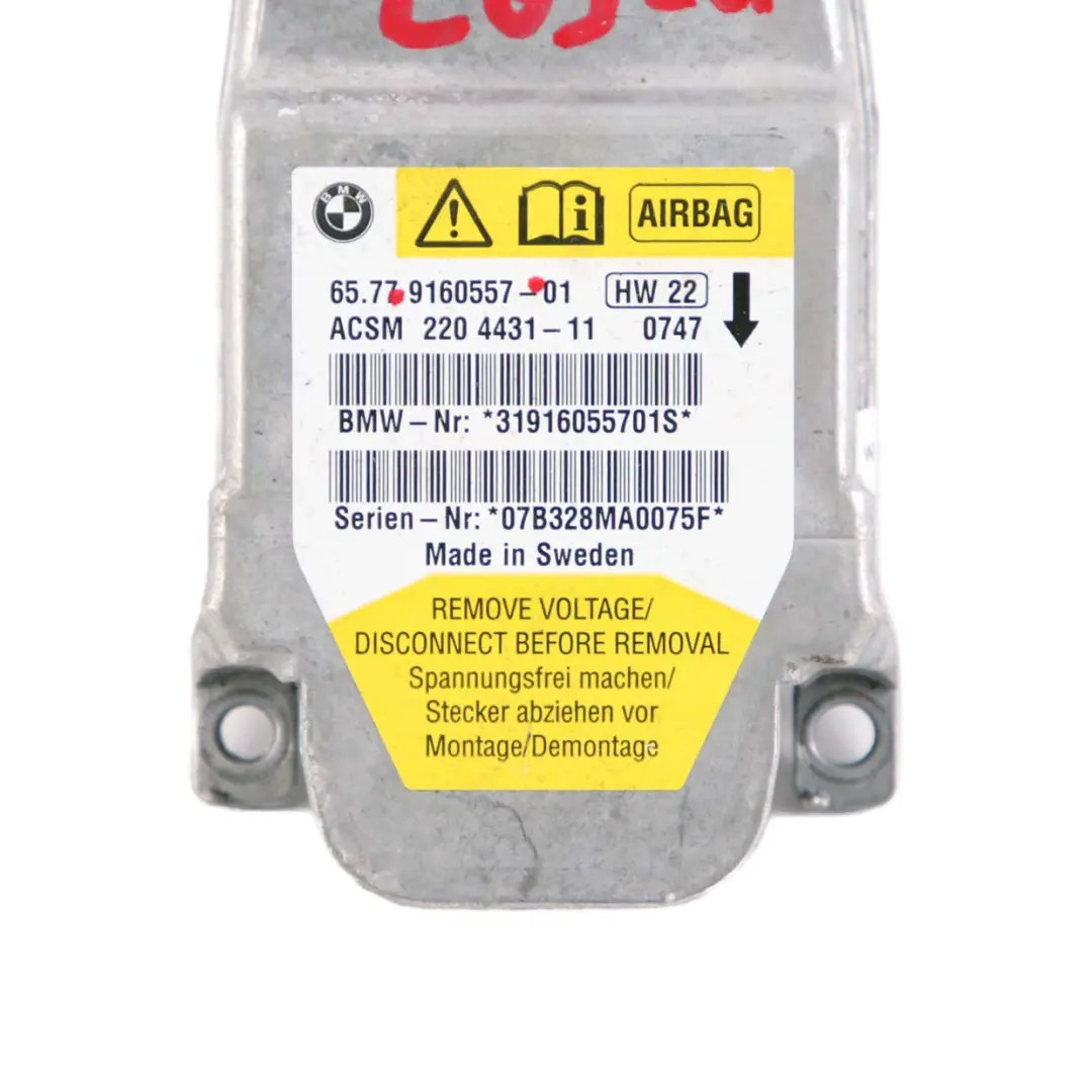 BMW Z4 E60 E61 E63 E85 Modulo aria Modulo unità di controllo ECU - SKU 9160557 - Numero di parte 9160557