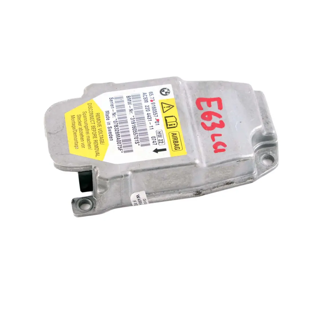 BMW Z4 E60 E61 E63 E85 Modulo aria Modulo unità di controllo ECU - SKU 9160557 - Numero di parte 9160557