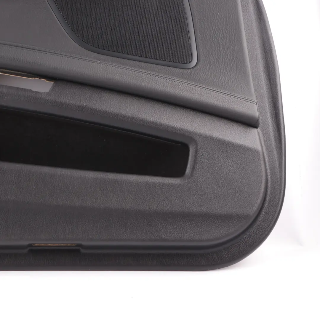  Door Card BMW F01 F02 Front Left N/S Trim Panel Cover Black Leather Dakota - SKU 9160801-1 - Part number 9160801