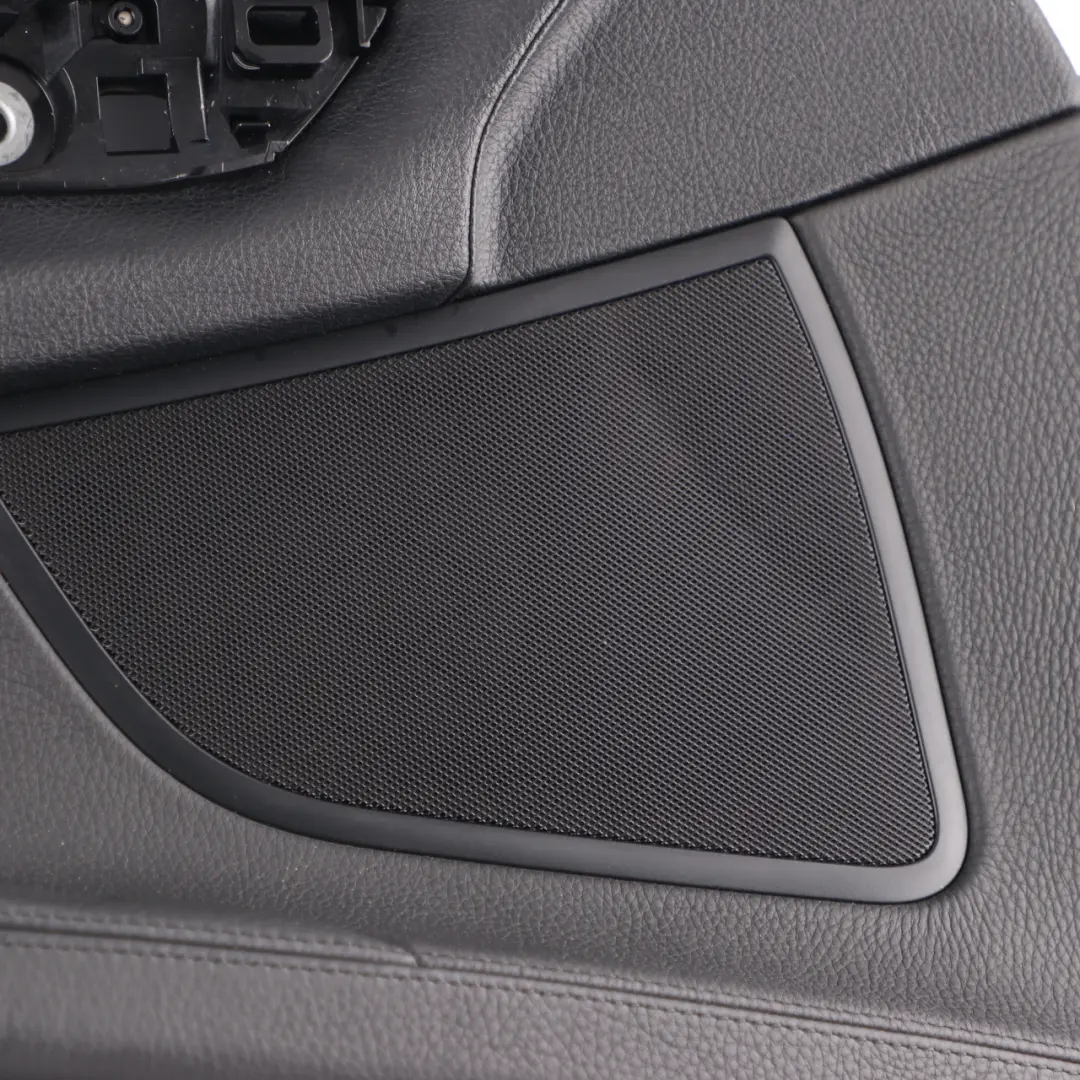  Door Card BMW F01 F02 Front Left N/S Trim Panel Cover Black Leather Dakota - SKU 9160801-1 - Part number 9160801