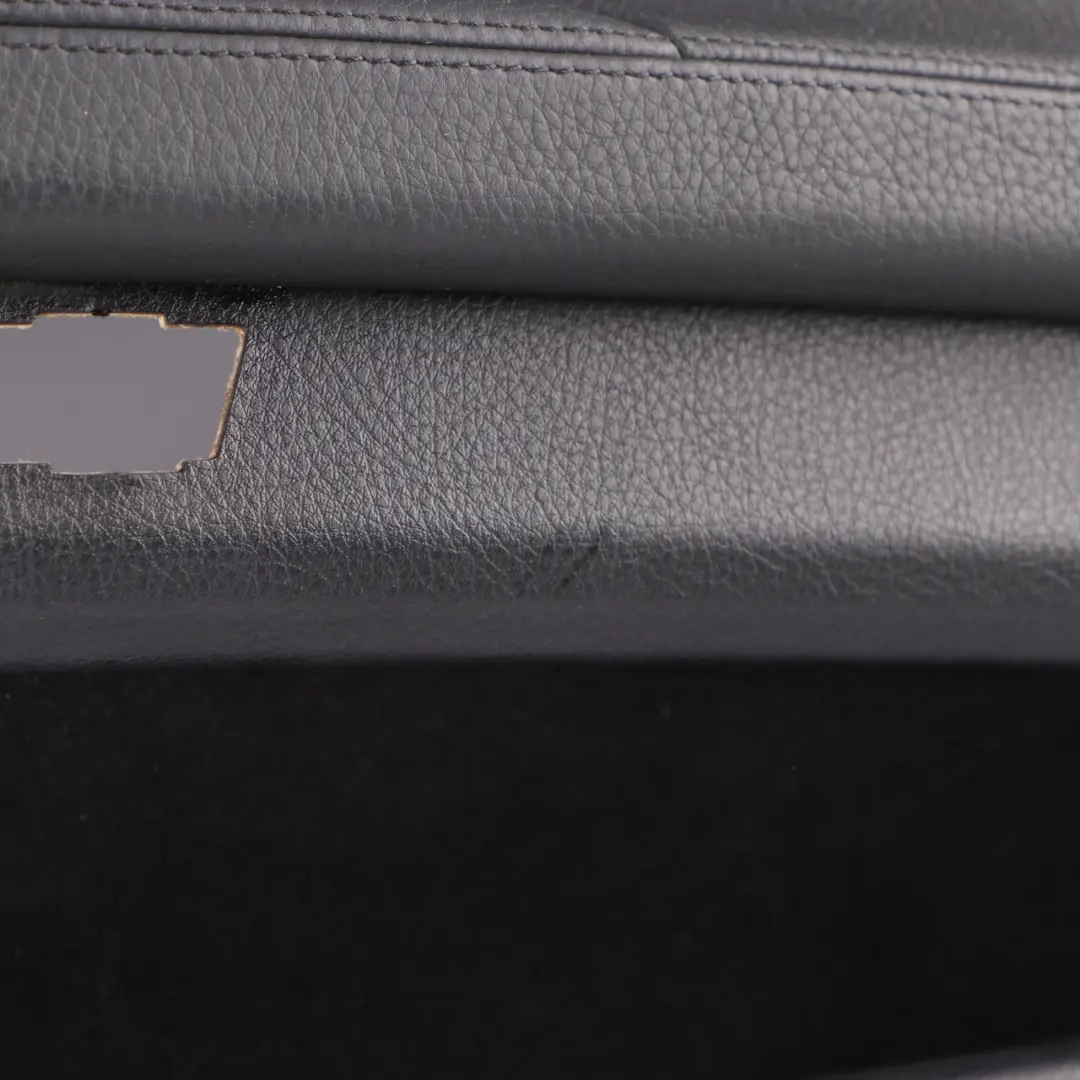  Door Card BMW F01 F02 Front Left N/S Trim Panel Cover Black Leather Dakota - SKU 9160801-1 - Part number 9160801