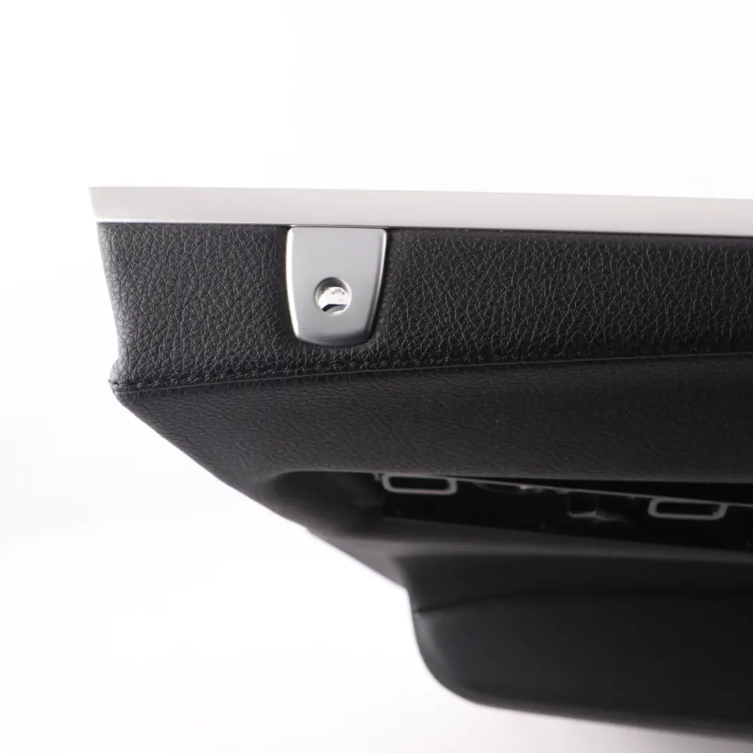  Door Card BMW F01 F02 Front Left N/S Trim Panel Cover Black Leather Dakota - SKU 9160801-1 - Part number 9160801