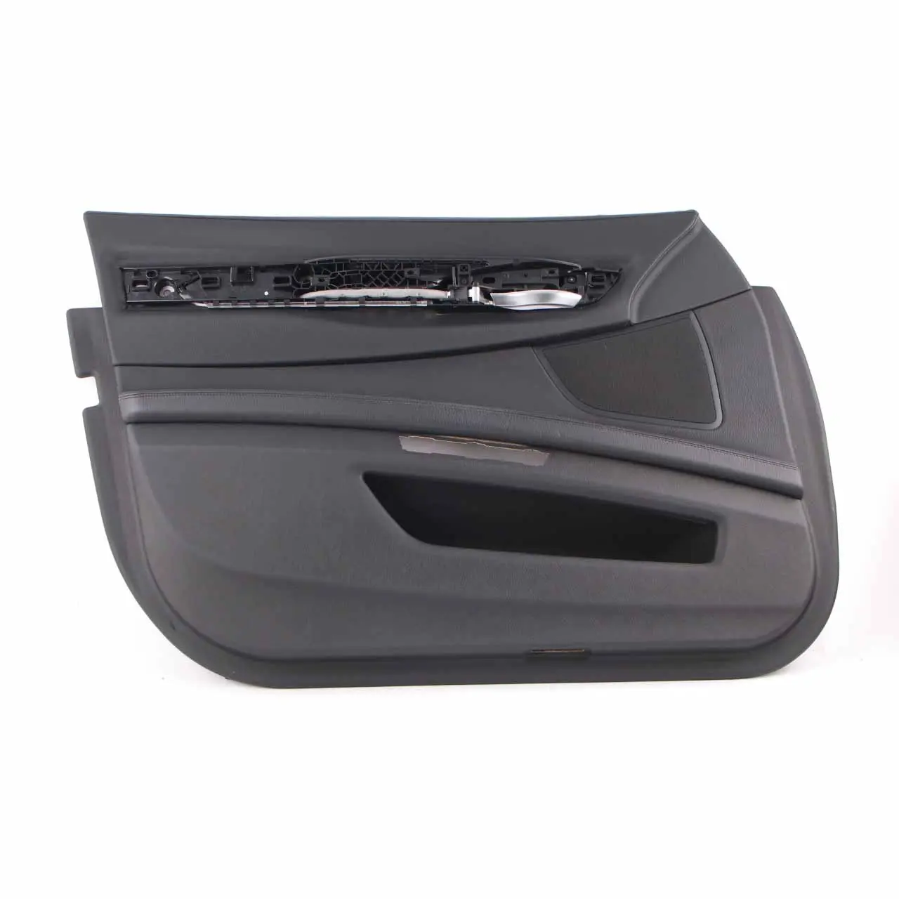 Scheda Porta BMW F01 F02 Anteriore Sinistra Rivestimento Trim Nero Pelle Dakota