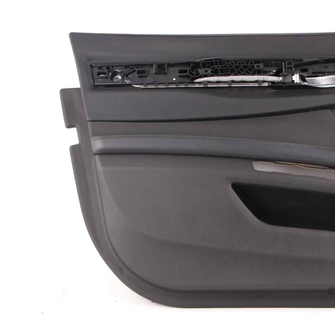 Door Card BMW F01 F02 Front Left N/S Trim Panel Cover Black Leather Dakota to with Part number 9160801 Door Card BMW F01 F02 Front Left N/S Trim Panel Cover Black Leather Dakota - SKU 9160801 - Part number 9160801