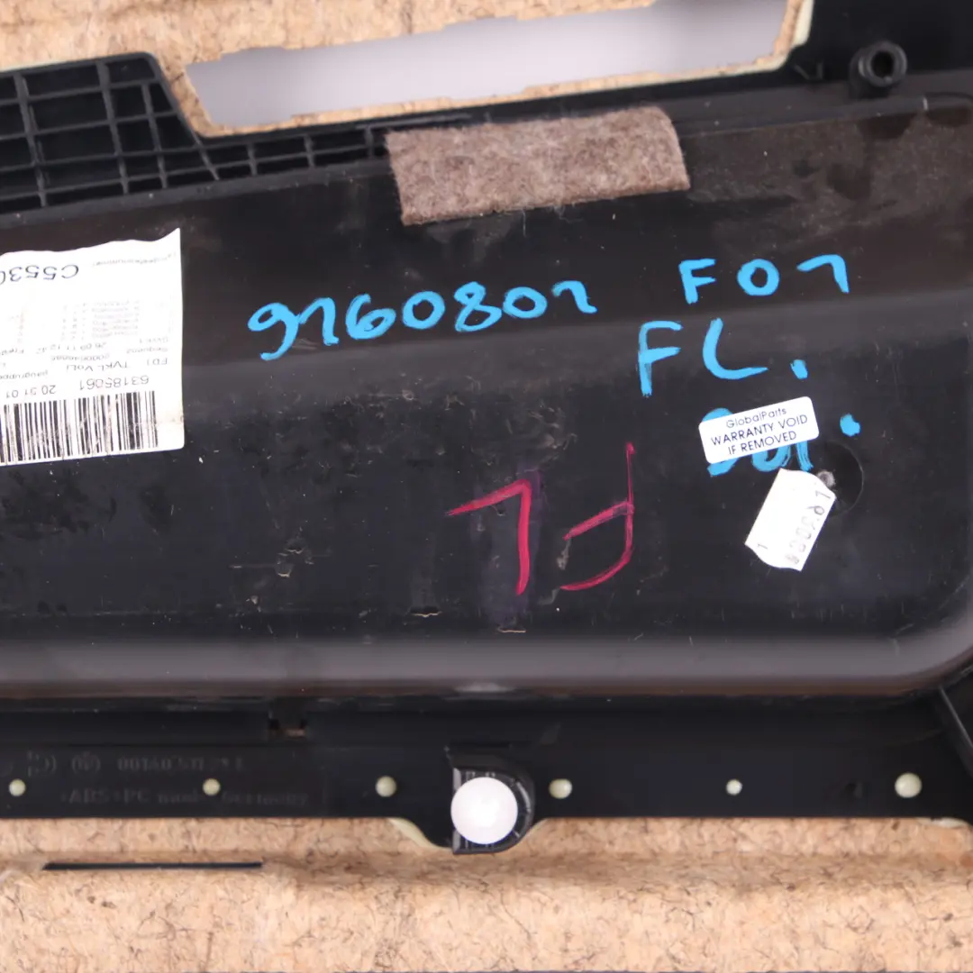  Tarjeta puerta BMW F01 F02 Frente Izquierda Cubierta ajuste cuero negro Dakota - SKU 9160801 - Número de pieza 9160801