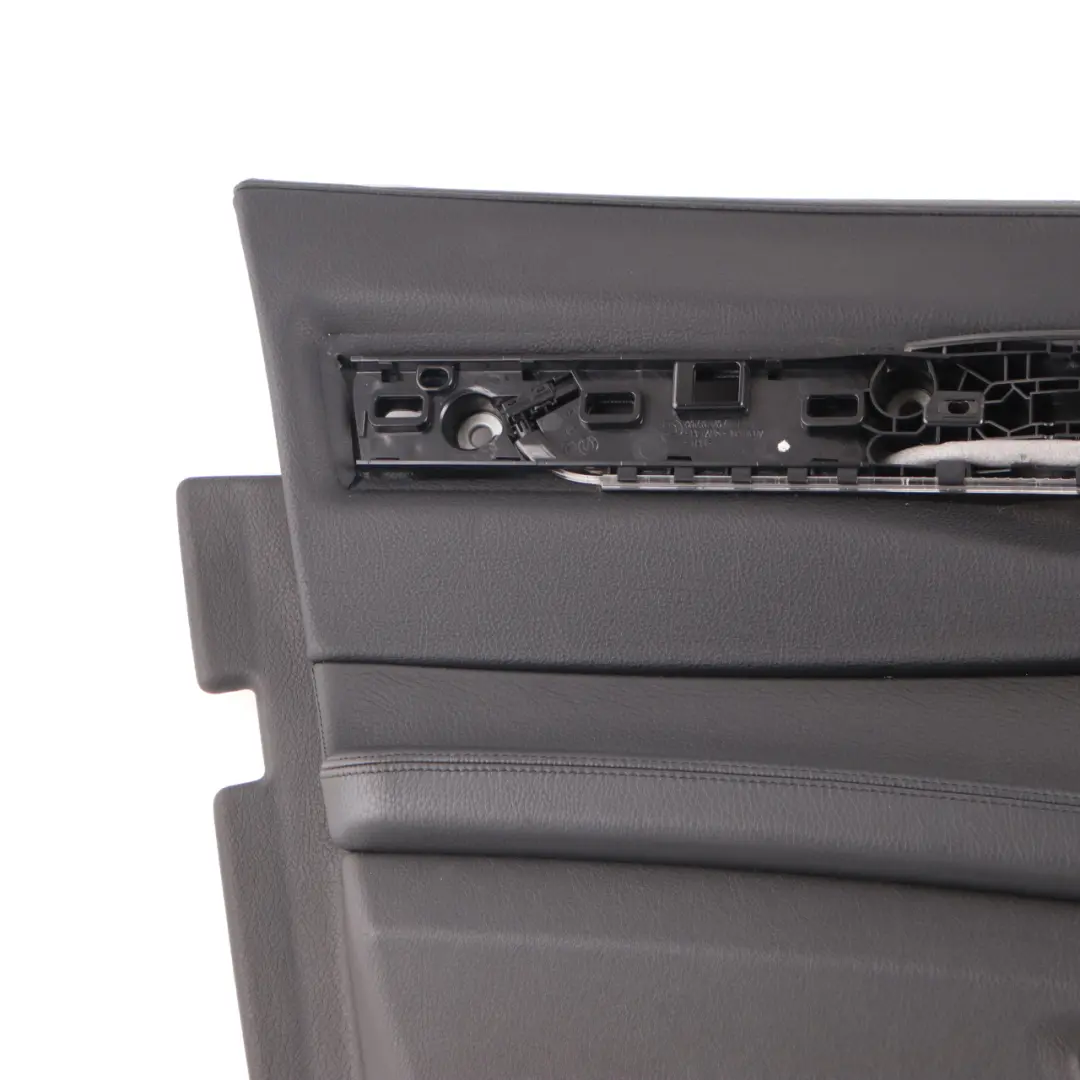  Door Card BMW F01 F02 Front Left N/S Trim Panel Cover Black Leather Dakota - SKU 9160801 - Part number 9160801