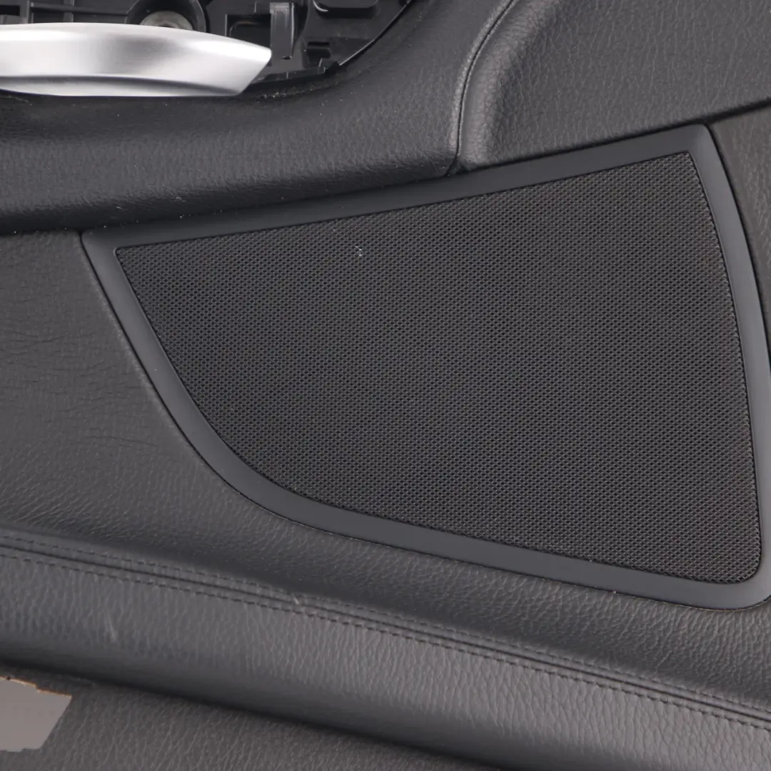  Door Card BMW F01 F02 Front Left N/S Trim Panel Cover Black Leather Dakota - SKU 9160801 - Part number 9160801