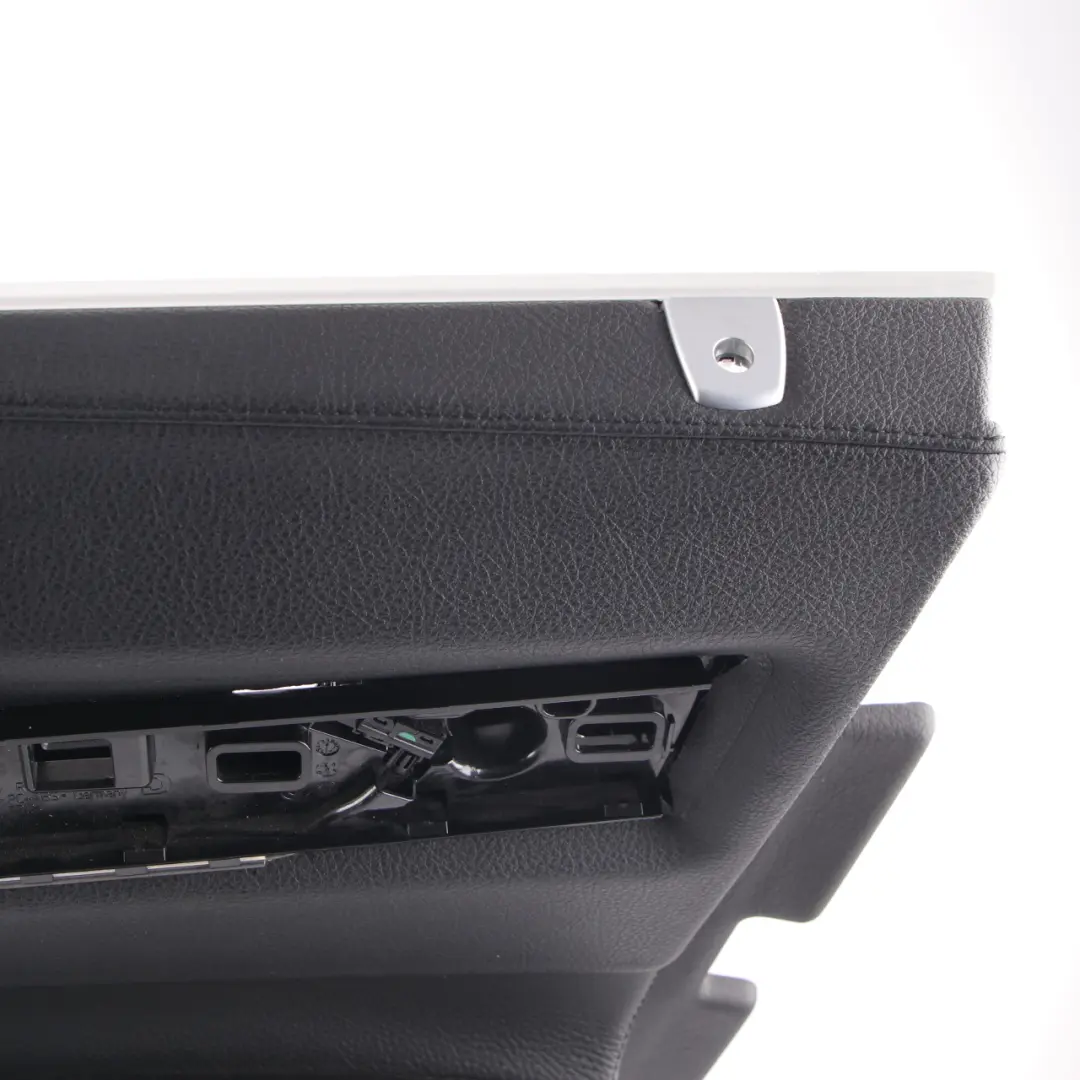  Scheda porta BMW F01 F02 anteriore destra Trim Cover nera Dakota - SKU 9160802 - Numero di parte 9160802