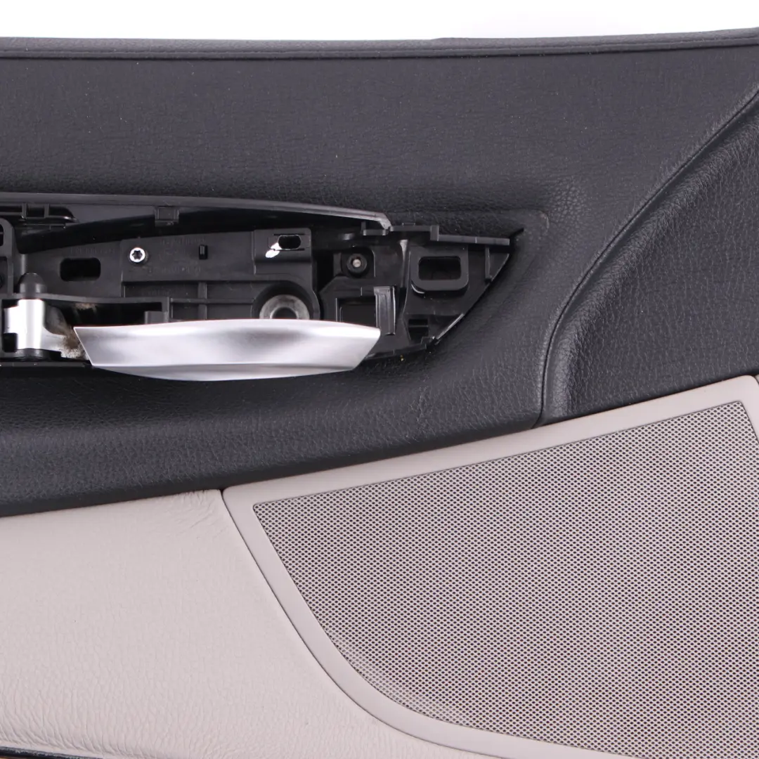 Door Card Front Left N/S Trim Panel Cover Grey Leather Dakota to BMW F01 F02 with Part number 9160805 BMW F01 F02 Door Card Front Left N/S Trim Panel Cover Grey Leather Dakota - SKU 9160805 - Part number 9160805