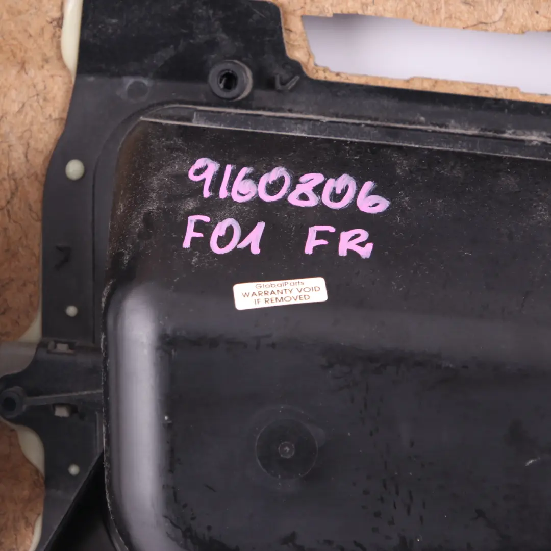 Door Card Front Right O/S Trim Panel Cover Grey Leather Dakota to BMW F01 F02 with Part number 9160806 BMW F01 F02 Door Card Front Right O/S Trim Panel Cover Grey Leather Dakota - SKU 9160806 - Part number 9160806