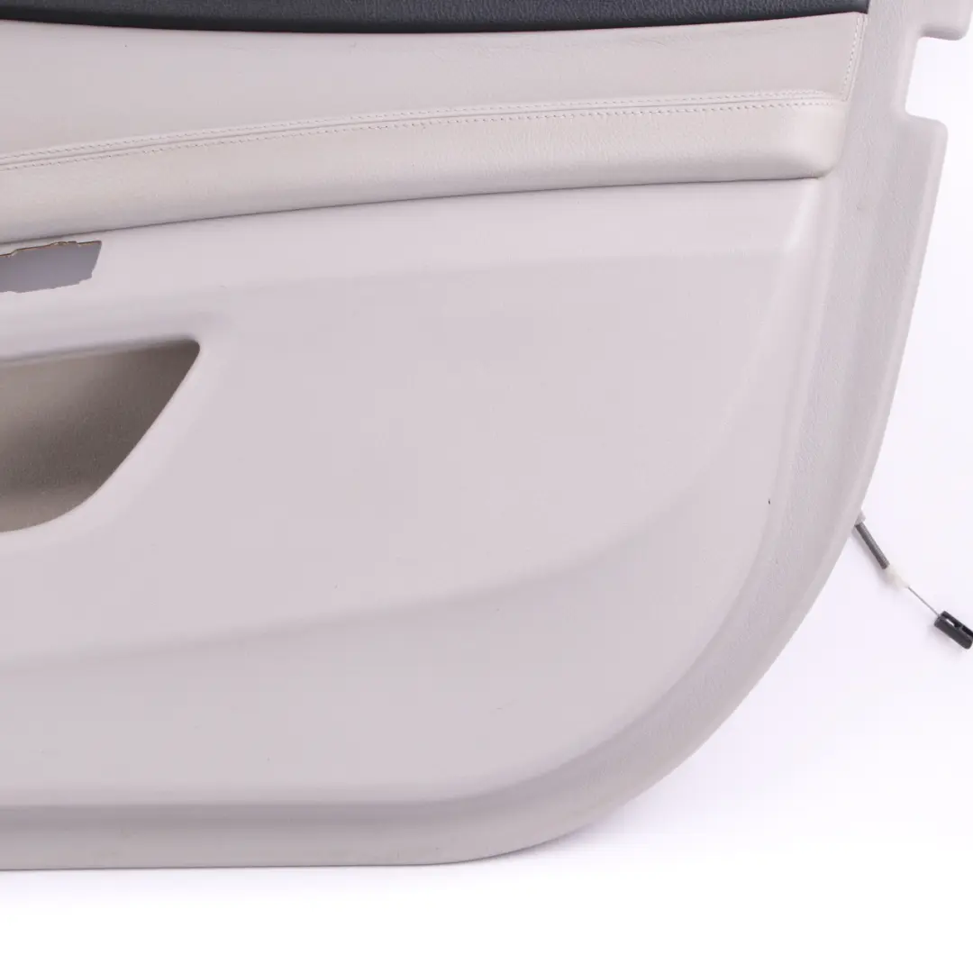 Door Card Front Right O/S Trim Panel Cover Grey Leather Dakota to BMW F01 F02 with Part number 9160806 BMW F01 F02 Door Card Front Right O/S Trim Panel Cover Grey Leather Dakota - SKU 9160806 - Part number 9160806