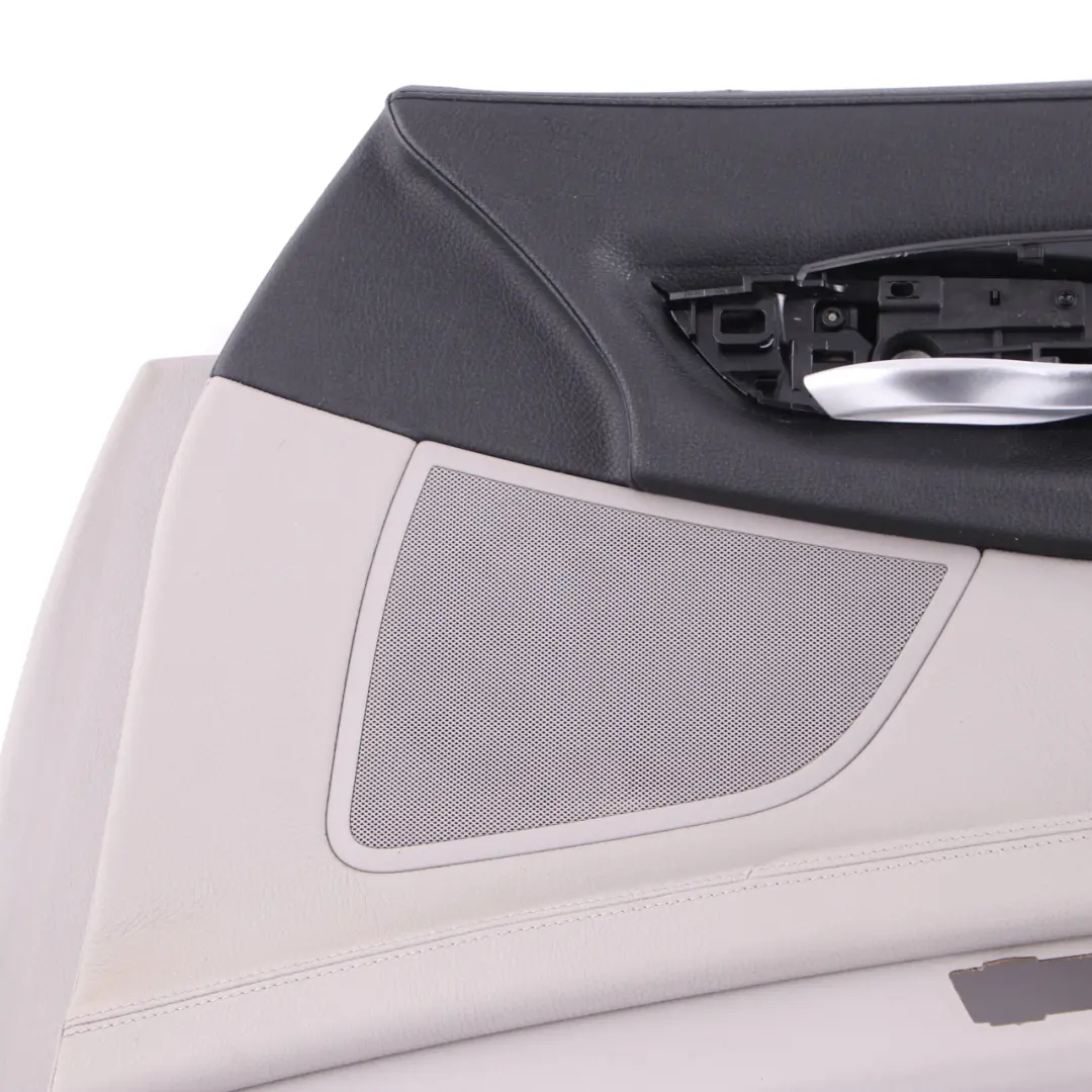BMW F01 F02 Door Card Front Right O/S Trim Panel Cover Grey Leather Dakota - SKU 9160806 - Part number 9160806