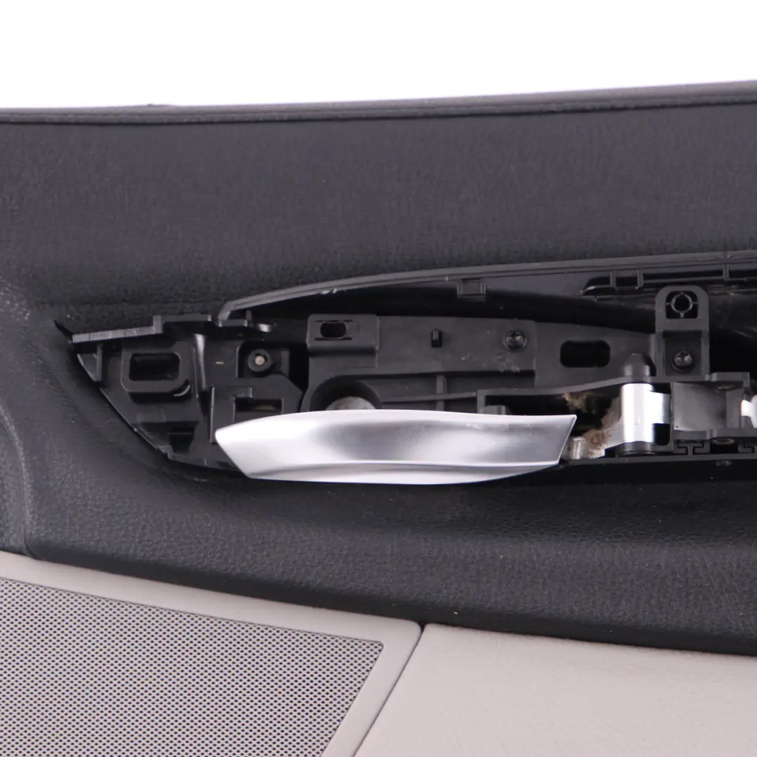Door Card Front Right O/S Trim Panel Cover Grey Leather Dakota to BMW F01 F02 with Part number 9160806 BMW F01 F02 Door Card Front Right O/S Trim Panel Cover Grey Leather Dakota - SKU 9160806 - Part number 9160806