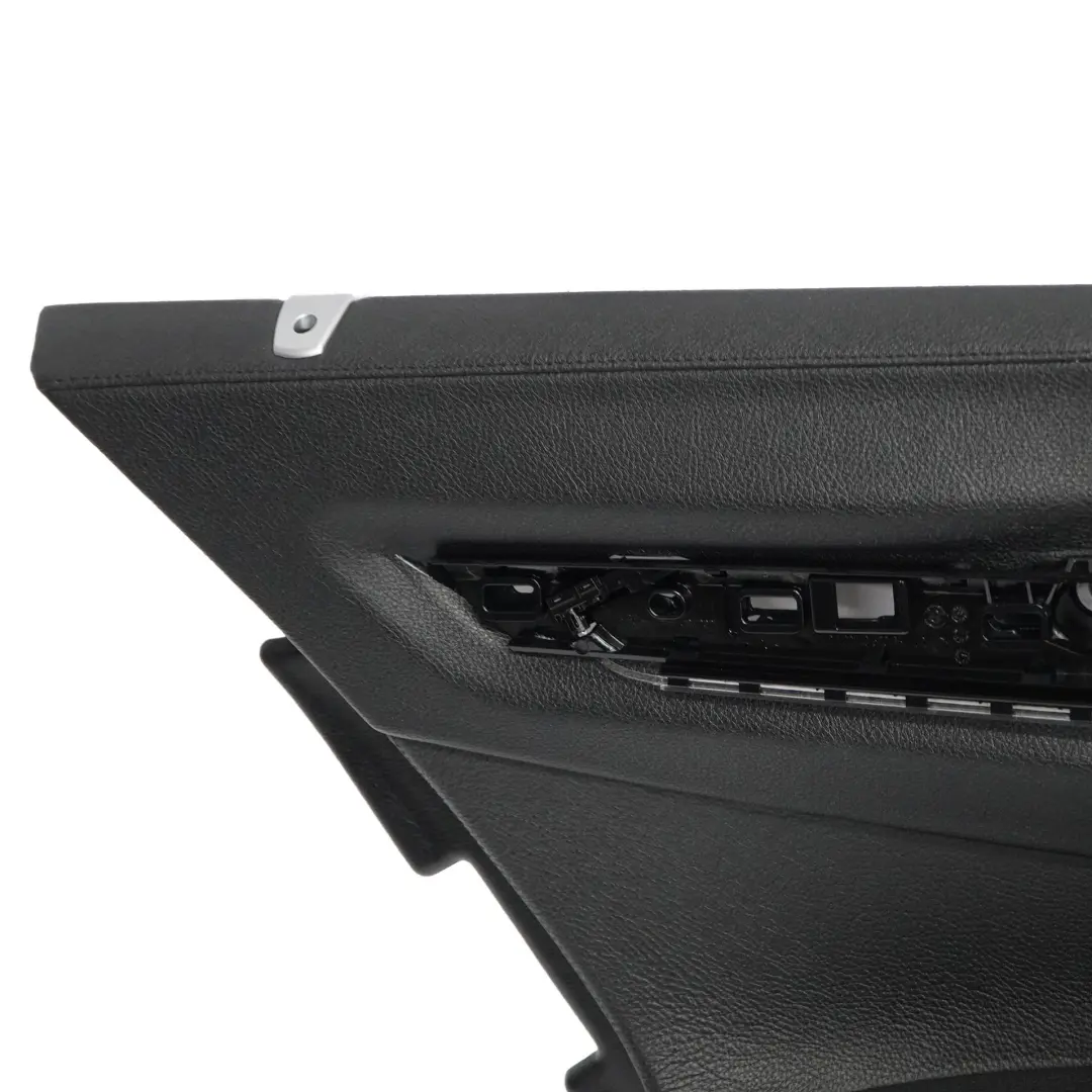 Door Card BMW F01 F02 Rear Left N/S Trim Panel Cover Black Leather Dakota to with Part number 9161069 Door Card BMW F01 F02 Rear Left N/S Trim Panel Cover Black Leather Dakota - SKU 9161069 - Part number 9161069