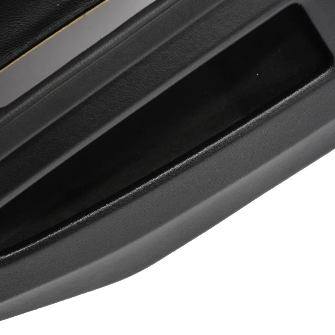 Scheda porta BMW F01 posteriore sinistra Coperchio pannello pelle nera Dakota per con numero di parte 9161069 Scheda porta BMW F01 posteriore sinistra Coperchio pannello pelle nera Dakota - SKU 9161069 - Numero di parte 9161069