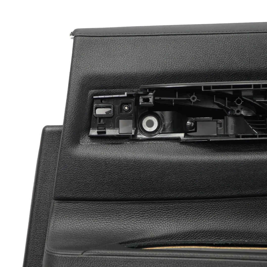 Carte de porte BMW F01 F02 Panneau de garniture arrière droit cuir noir Dakota pour à propos du numéro de pièce 9161070 Carte de porte BMW F01 F02 Panneau de garniture arrière droit cuir noir Dakota - SKU 9161070-1 - Numéro de pièce 9161070