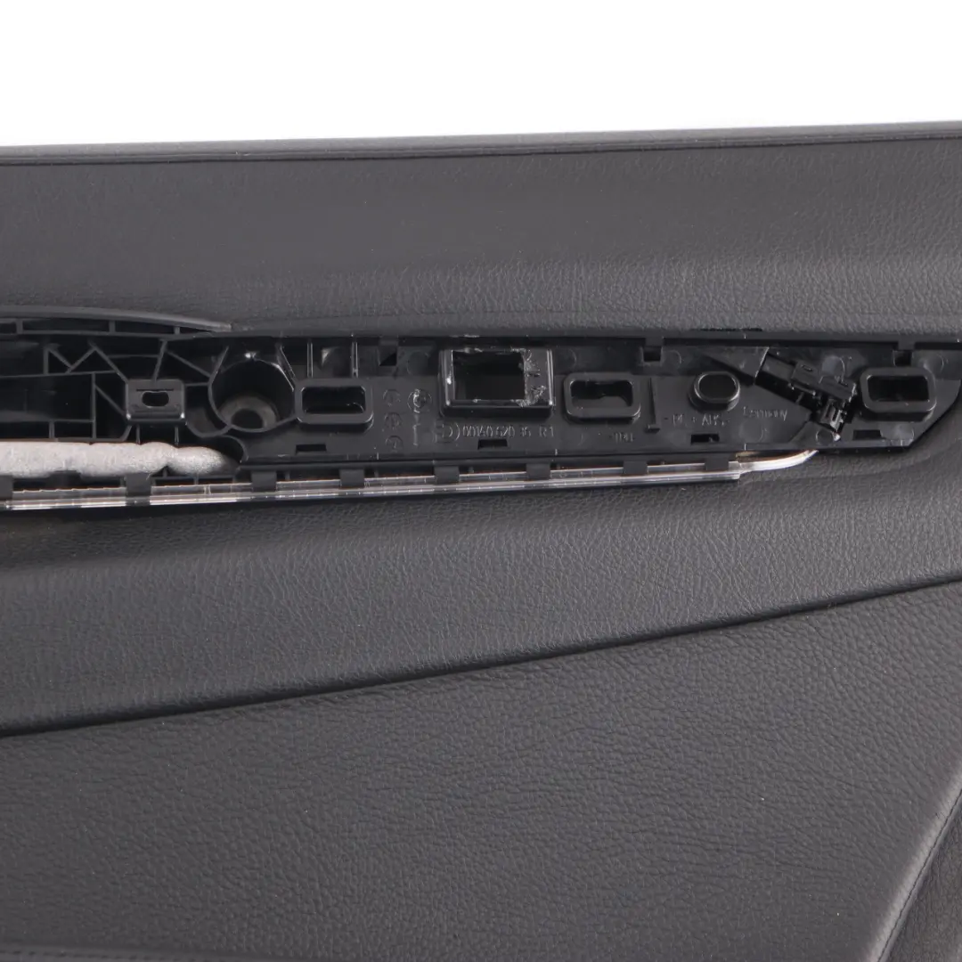 Door Card BMW F01 F02 Rear Right O/S Trim Panel Cover Black Leather Dakota to with Part number 9161070 Door Card BMW F01 F02 Rear Right O/S Trim Panel Cover Black Leather Dakota - SKU 9161070 - Part number 9161070