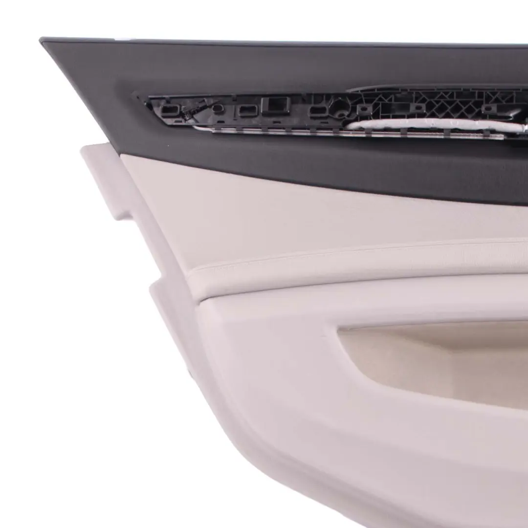 Door Card Rear Left N/S Trim Panel Cover Grey Leather Dakota to BMW F01 F02 with Part number 9161073 BMW F01 F02 Door Card Rear Left N/S Trim Panel Cover Grey Leather Dakota - SKU 9161073 - Part number 9161073
