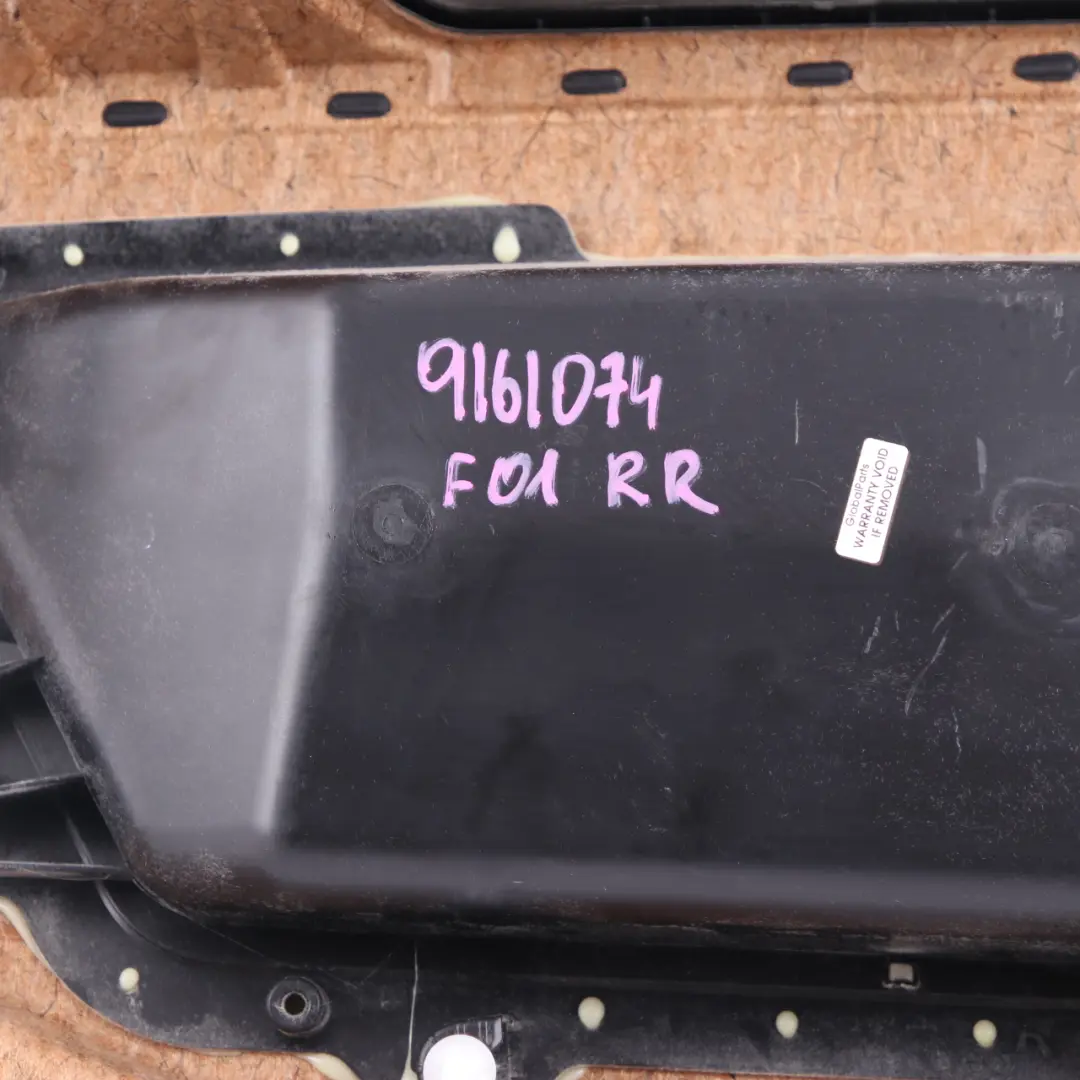 Door Card Rear Right O/S Trim Panel Cover Grey Leather Dakota to BMW F01 F02 with Part number 9161074 BMW F01 F02 Door Card Rear Right O/S Trim Panel Cover Grey Leather Dakota - SKU 9161074 - Part number 9161074