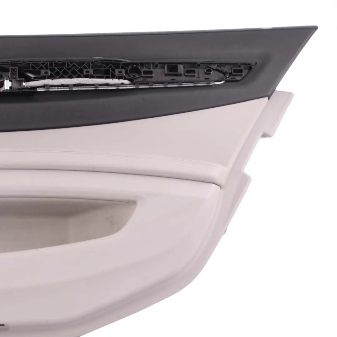 Door Card Rear Right O/S Trim Panel Cover Grey Leather Dakota to BMW F01 F02 with Part number 9161074 BMW F01 F02 Door Card Rear Right O/S Trim Panel Cover Grey Leather Dakota - SKU 9161074 - Part number 9161074