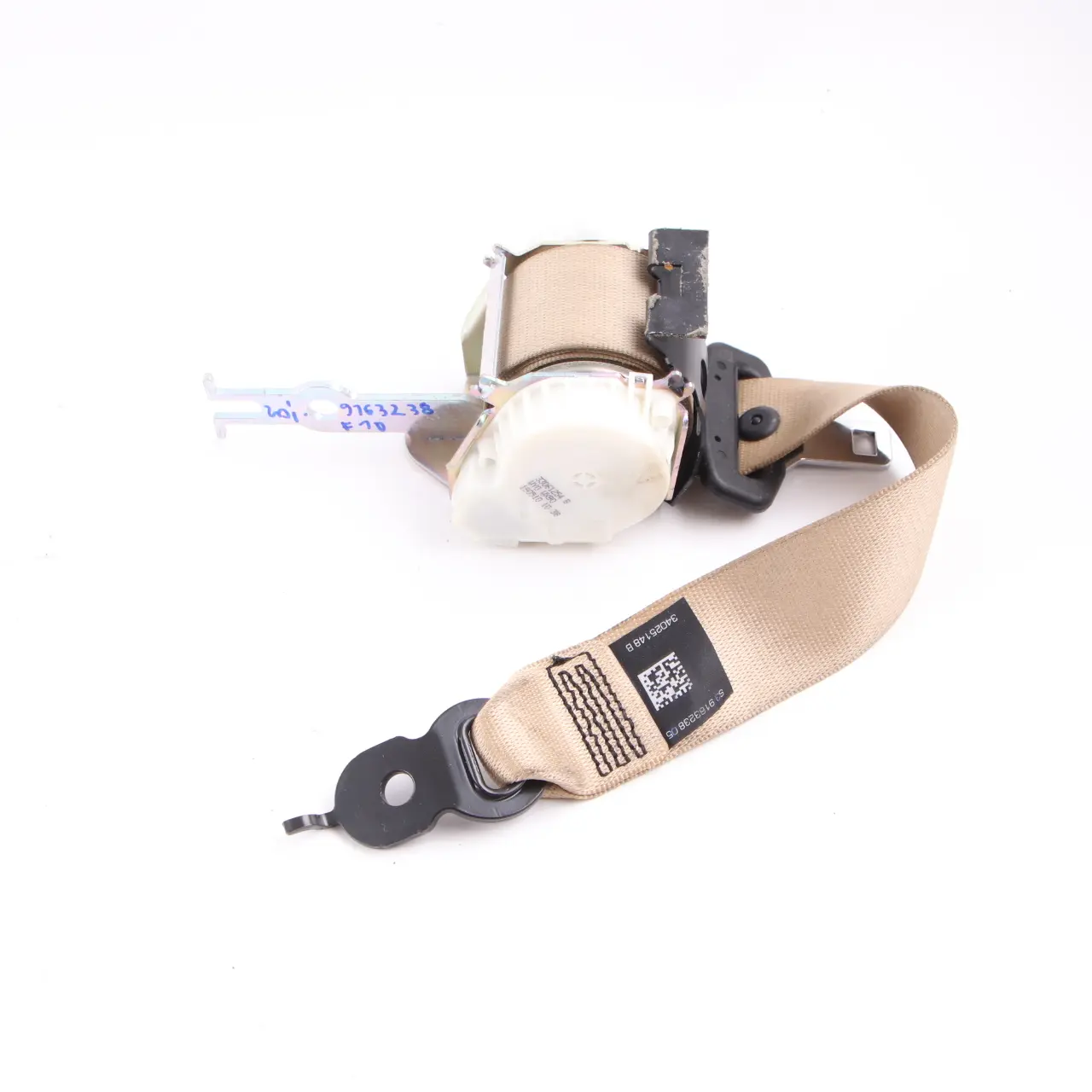 Seat Belt BMW F01 F10 Upper Rear Left Right N/O/S Seatbelt Venetobeige 9163238