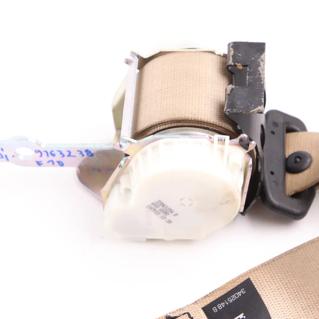 Ceinture de sécurité BMW F01 F10 Arrière Gauche Droitet Venetobeige pour à propos du numéro de pièce 9163238 Ceinture de sécurité BMW F01 F10 Arrière Gauche Droitet Venetobeige - SKU 9163238 - Numéro de pièce 9163238