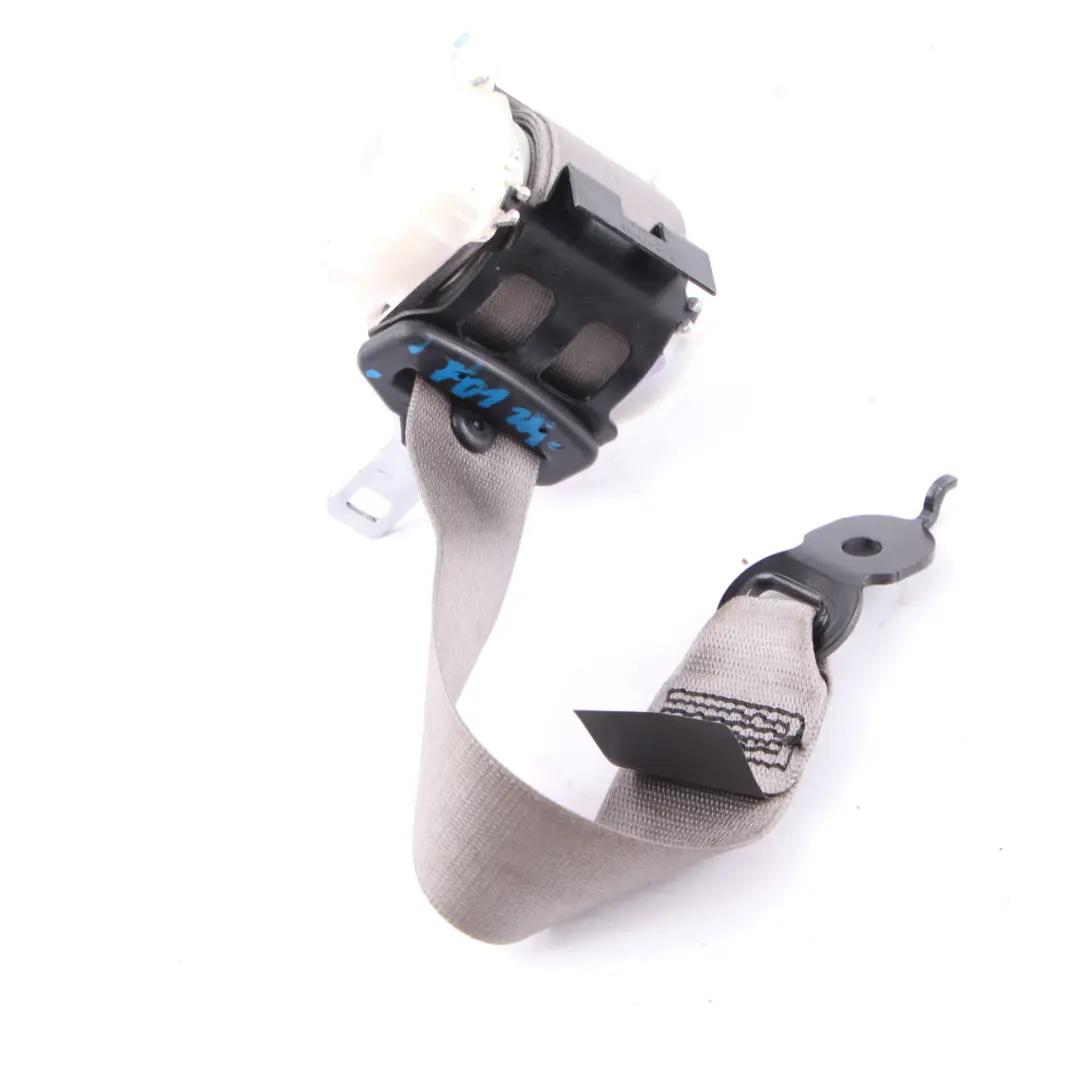 BMW F01 F10 Seat Belt Upper Rear Left Right N/O/S Seatbelt Everest Grey - SKU 9163239 - Part number 9163239