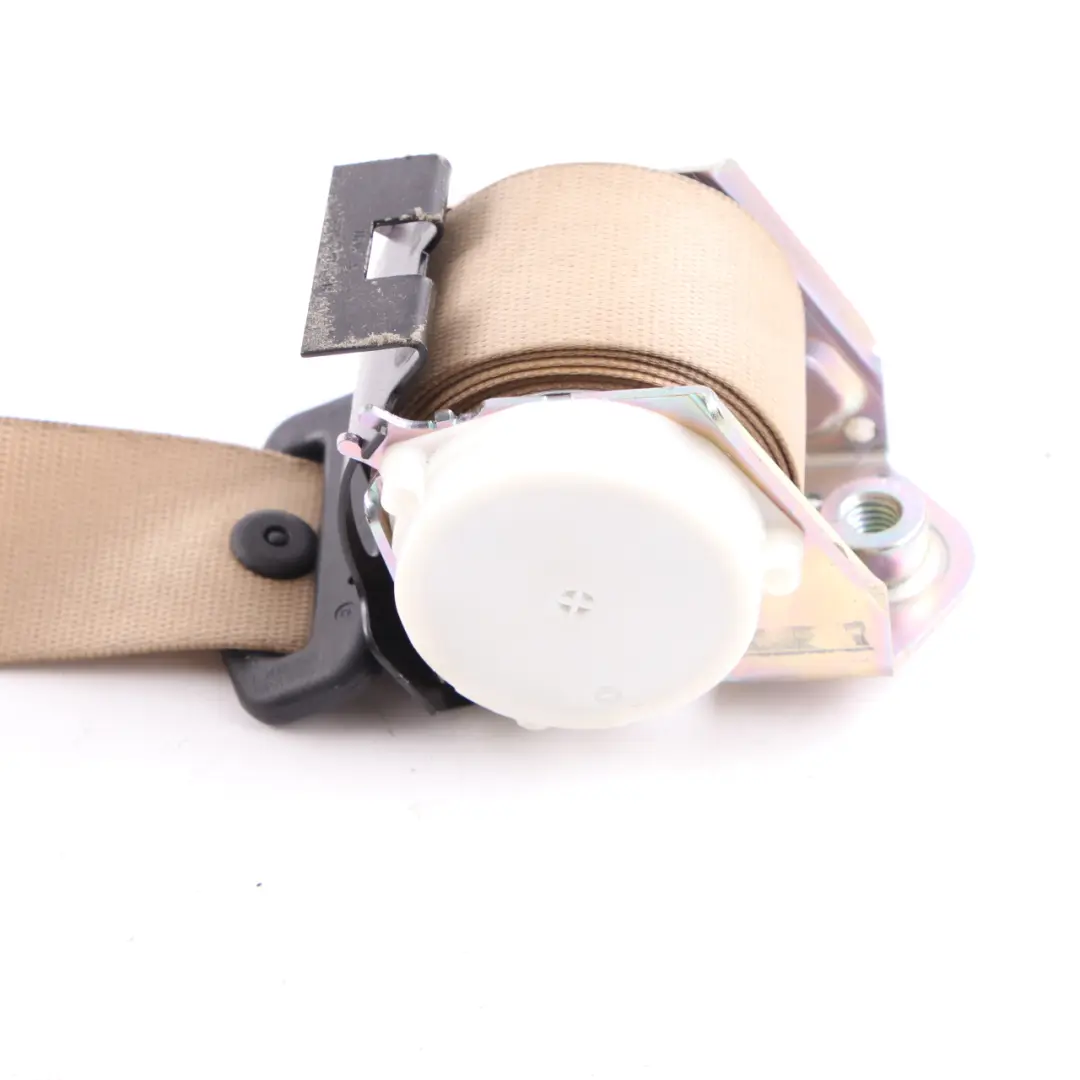 Belt Centre Middle Upper Safety Belt Venetobeige to BMW F10 Rear Seat with Part number 9163242 BMW F10 Rear Seat Belt Centre Middle Upper Safety Belt Venetobeige - SKU 9163242 - Part number 9163242