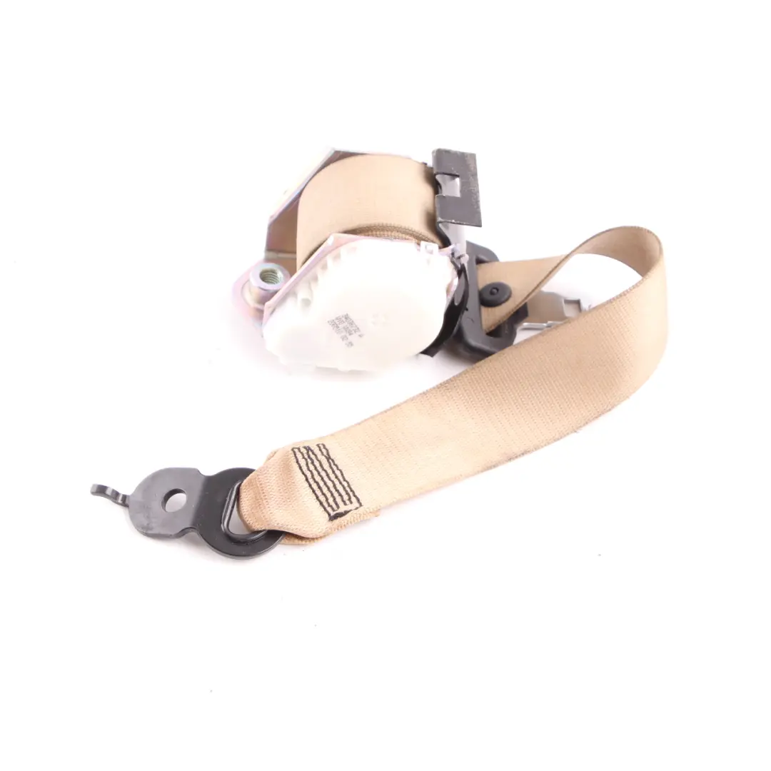 Belt Centre Middle Upper Safety Belt Venetobeige to BMW F10 Rear Seat with Part number 9163242 BMW F10 Rear Seat Belt Centre Middle Upper Safety Belt Venetobeige - SKU 9163242 - Part number 9163242