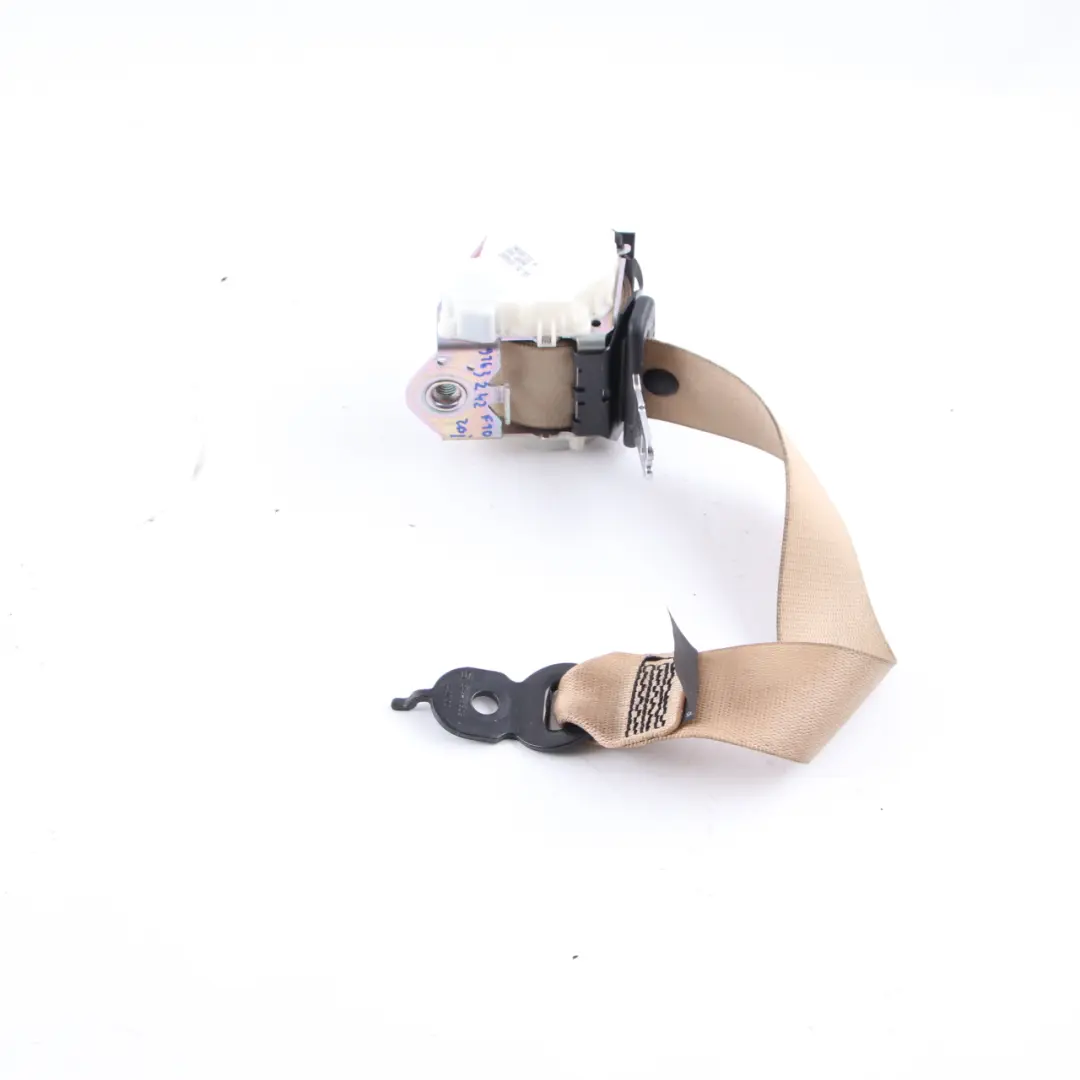  Cinturón de seguridad trasero BMW F10 Central superior Venetobeige - SKU 9163242 - Número de pieza 9163242