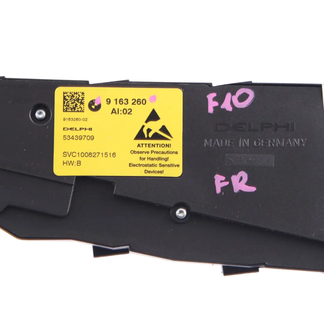  Ajuste Asiento BMW F01 F02 F10 Delantero Derecho Unidad Memoria Asiento - SKU 9163260 - Número de pieza 9163260