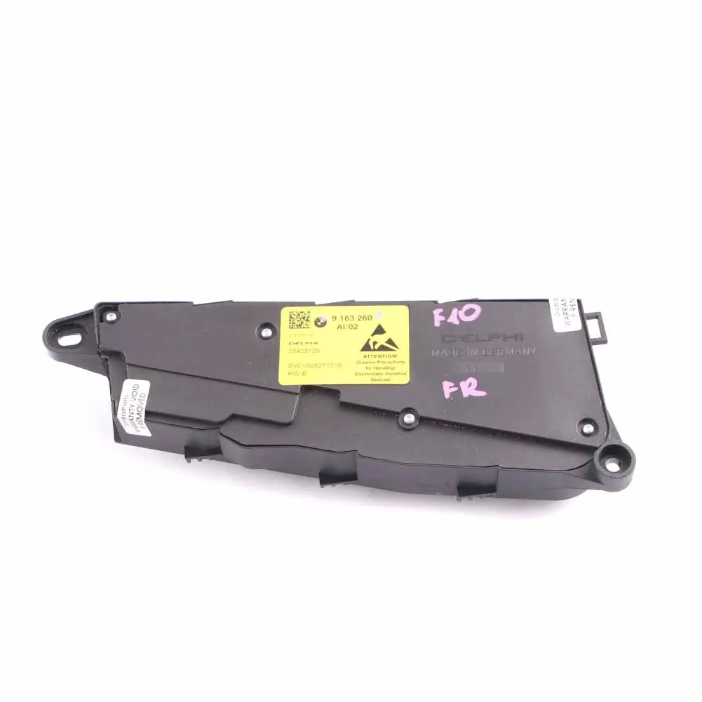 Regolazione Sedile BMW F01 F02 F10 Memoria Sedile Anteriore Destro per con numero di parte 9163260 Regolazione Sedile BMW F01 F02 F10 Memoria Sedile Anteriore Destro - SKU 9163260 - Numero di parte 9163260