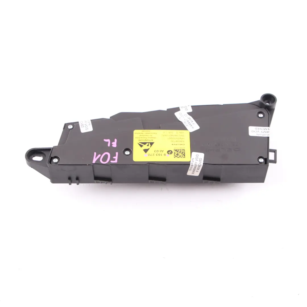 Switch Seat BMW F01 F02 F10 F11 Adjusting Button Front Left N/S to with Part number 9163270 Switch Seat BMW F01 F02 F10 F11 Adjusting Button Front Left N/S - SKU 9163270 - Part number 9163270