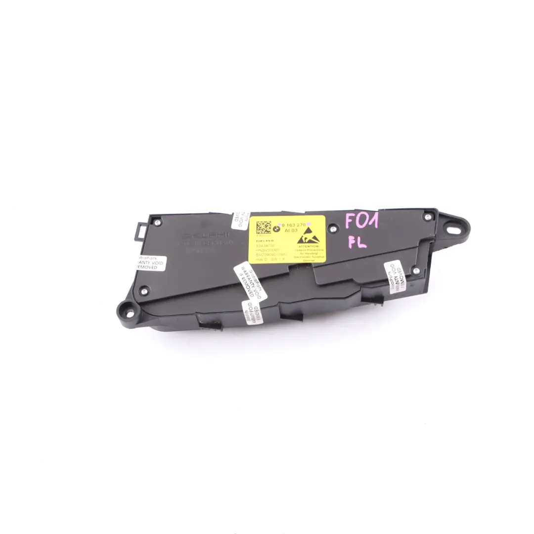  Switch Seat BMW F01 F02 F10 F11 Adjusting Button Front Left N/S - SKU 9163270 - Part number 9163270