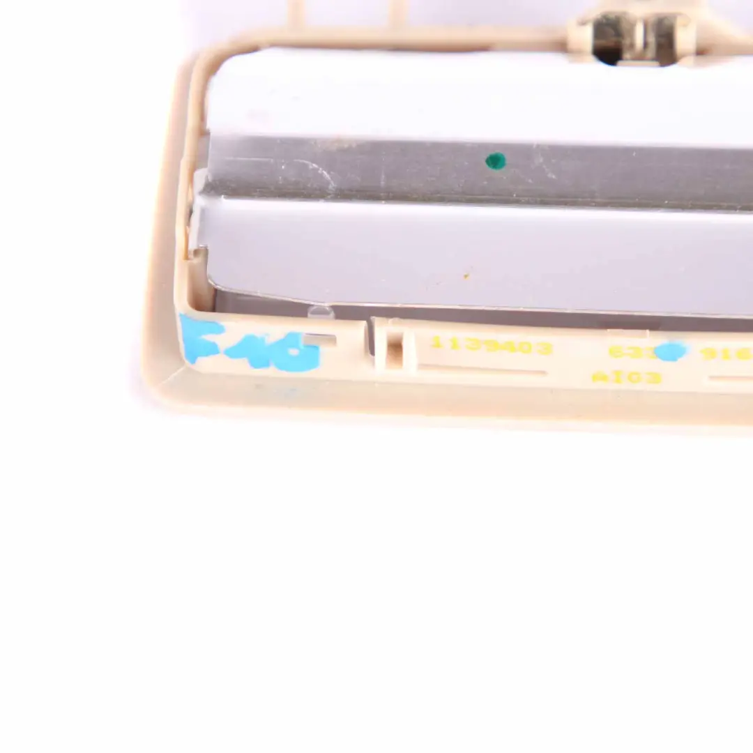 BMW F01 F02 F10 F11 LCI Techo Luz Espejo Oyster - SKU 9163767 - Número de pieza 9163767