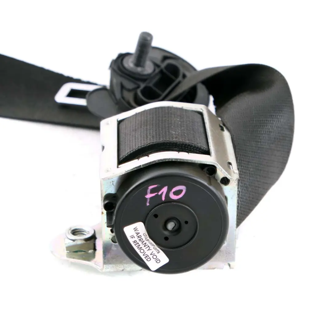  Seatbelt Front BMW F01 F10 F11 Upper Belt Safety Seat Right O/S Black - SKU 9164052 - Part number 9164052