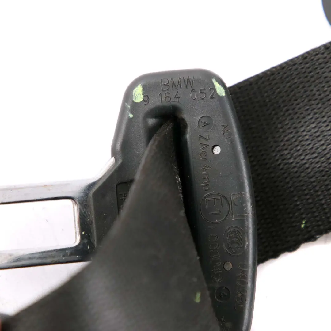 BMW F01 F10 F11 Seatbelt Front Upper Belt Safety Seat Right O/S Black - SKU 9164052 - Part number 9164052