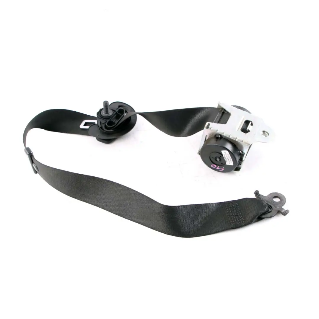 BMW F01 F10 F11 Seatbelt Front Upper Belt Safety Seat Right O/S Black - SKU 9164052 - Part number 9164052