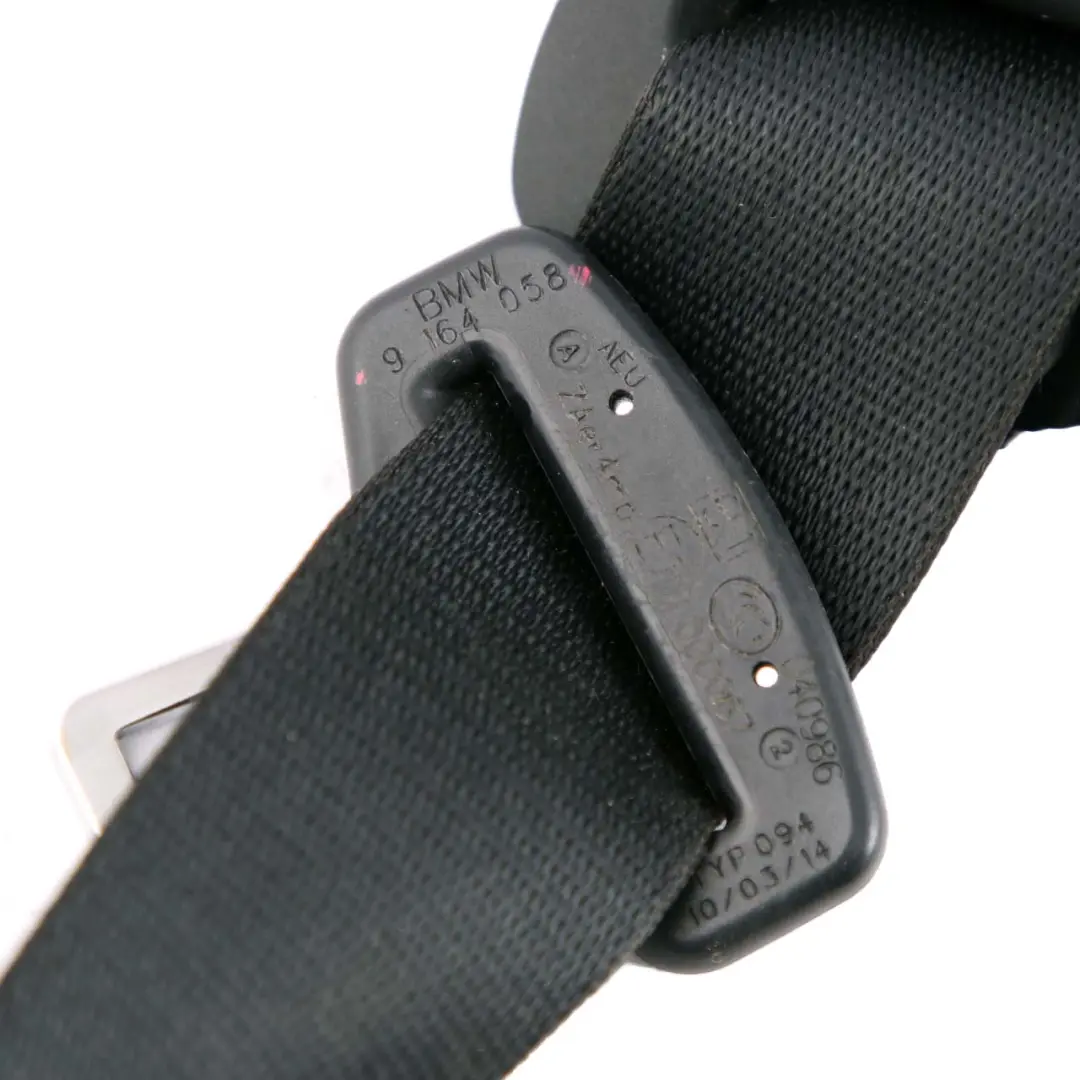 BMW F10 F11 Oberer Gurtkraftbegrenzer vorne rechts Schwarz - SKU 9164058 - Teilenummer 9164058