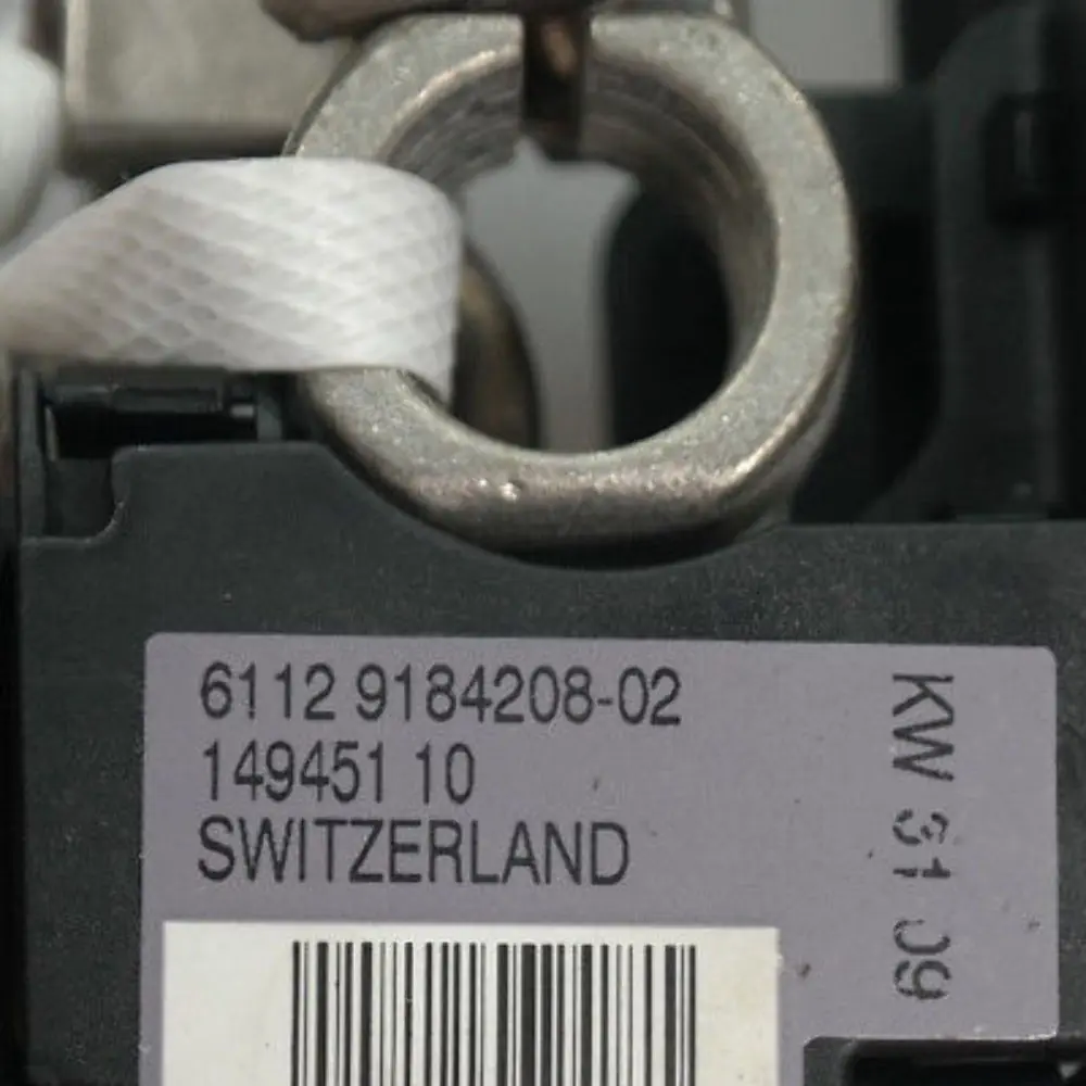 BMW E81 E87 Batterie Anschluss Kabel Negativ IBS 9134855 9184208 - SKU 9164355-1 - Teilenummer 9164355