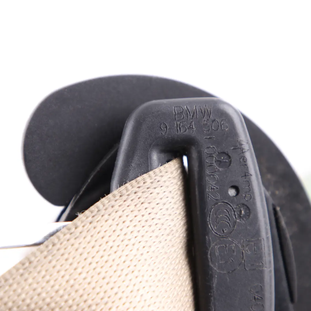 Belt BMW F10 F11 Upper Safety Seatbelt Front Right O/S Venetobeige to Seat with Part number 9164506 Seat Belt BMW F10 F11 Upper Safety Seatbelt Front Right O/S Venetobeige - SKU rhd-9164506 - Part number 9164506