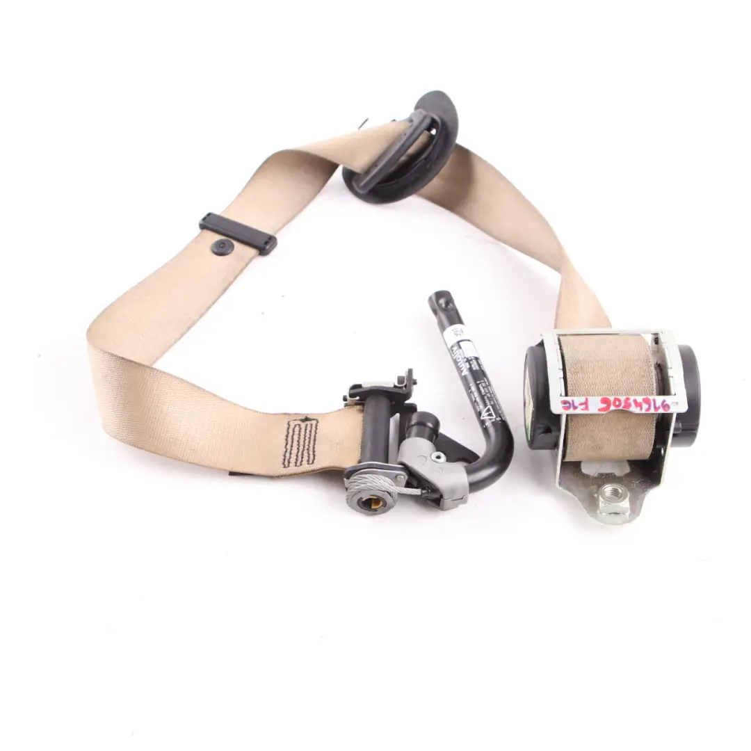 Belt BMW F10 F11 Upper Safety Seatbelt Front Right O/S Venetobeige to Seat with Part number 9164506 Seat Belt BMW F10 F11 Upper Safety Seatbelt Front Right O/S Venetobeige - SKU rhd-9164506 - Part number 9164506