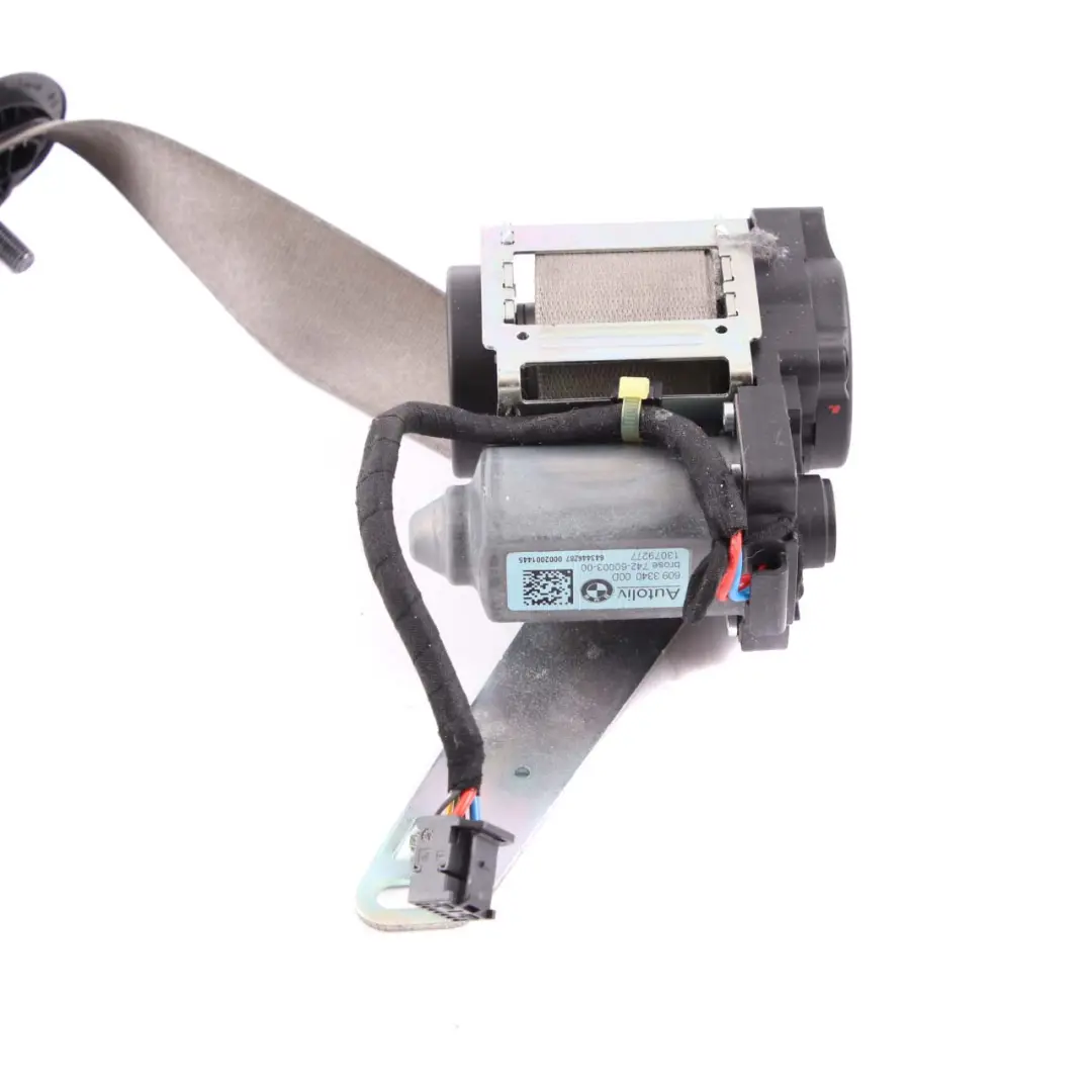 Belt BMW F01 F02 F04 Upper Seatbelt Front Left N/S Everest-Grau to Seat with Part number 9164513 Seat Belt BMW F01 F02 F04 Upper Seatbelt Front Left N/S Everest-Grau - SKU 9164513 - Part number 9164513