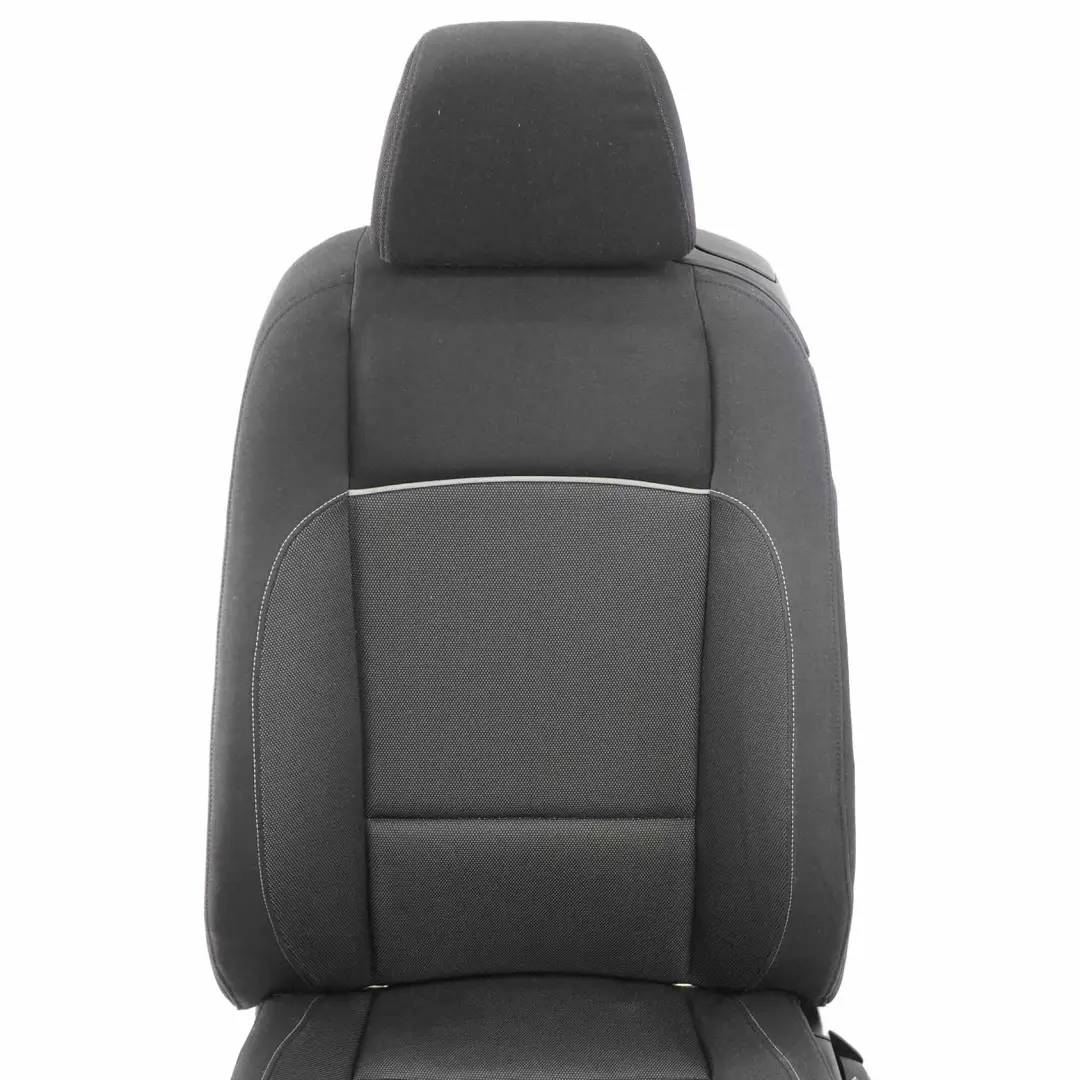 BMW E81 E82 Front Seat Left N/S Side Seat Cloth Fabric Network Anthracite - SKU 9164811-2 - Part number 9164811