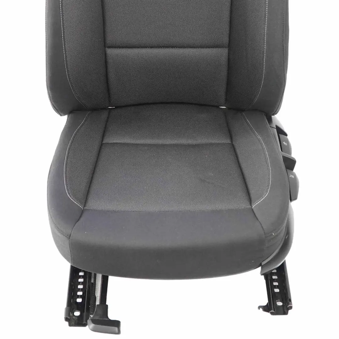 BMW E81 E82 Front Seat Left N/S Side Seat Cloth Fabric Network Anthracite - SKU 9164811-2 - Part number 9164811