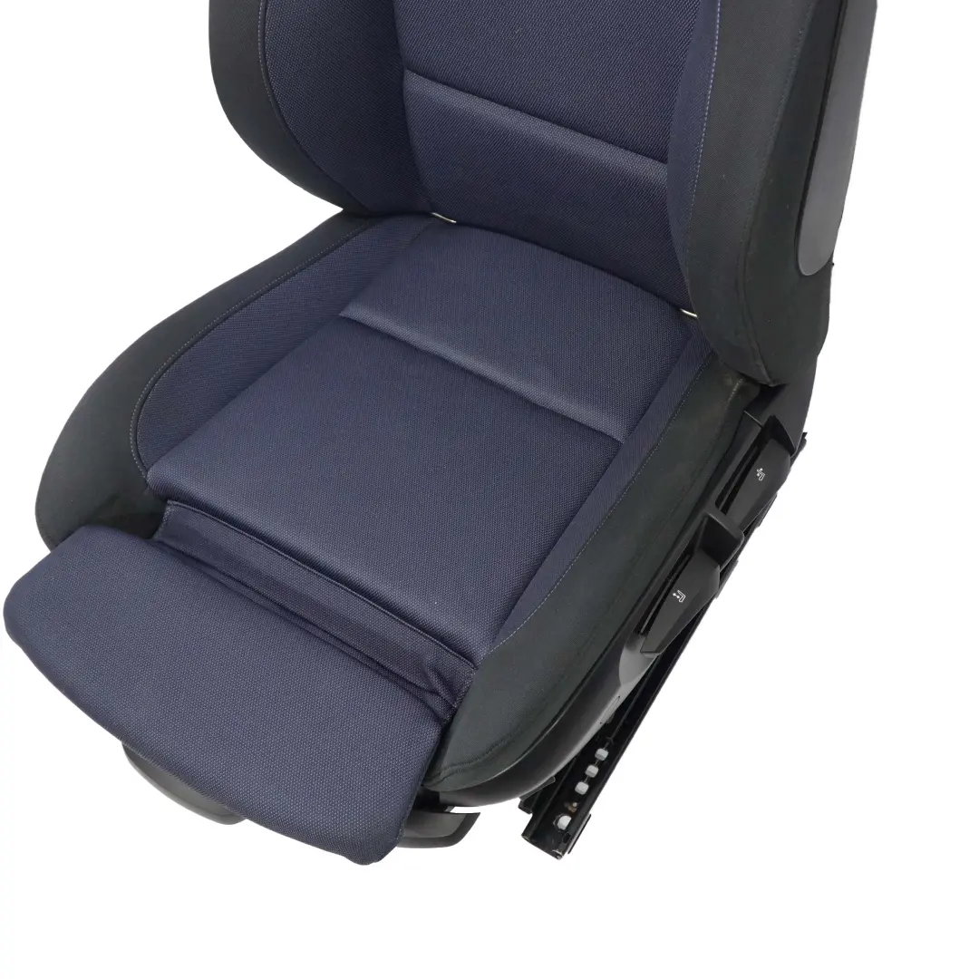 BMW E81 E82 M Sport Front Left N/S Cloth Fabric Seat Side Monaco Blue - SKU 9164885 - Part number 9164885