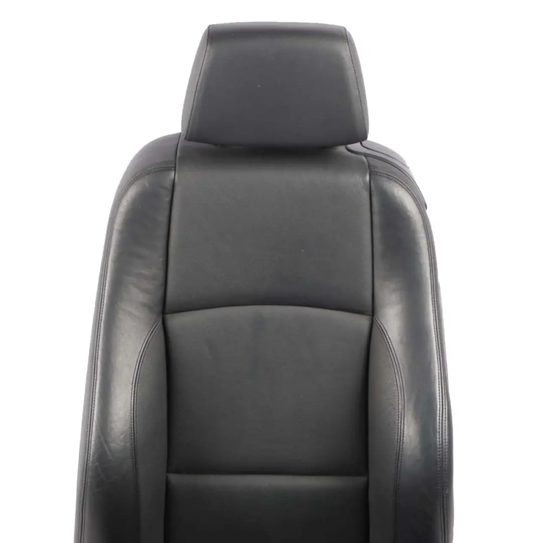  Front Seat BMW E81 E82 Left N/S Heated M Sport Black Schwarz Leather Boston - SKU 9164935-1 - Part number 9164935