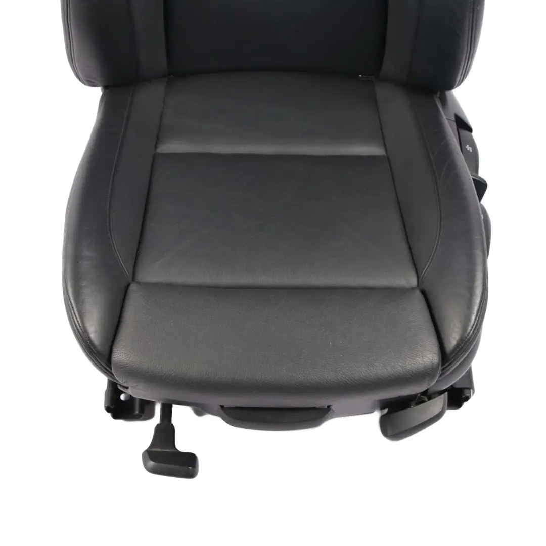  Front Seat BMW E81 E82 Left N/S Heated M Sport Black Schwarz Leather Boston - SKU 9164935-1 - Part number 9164935