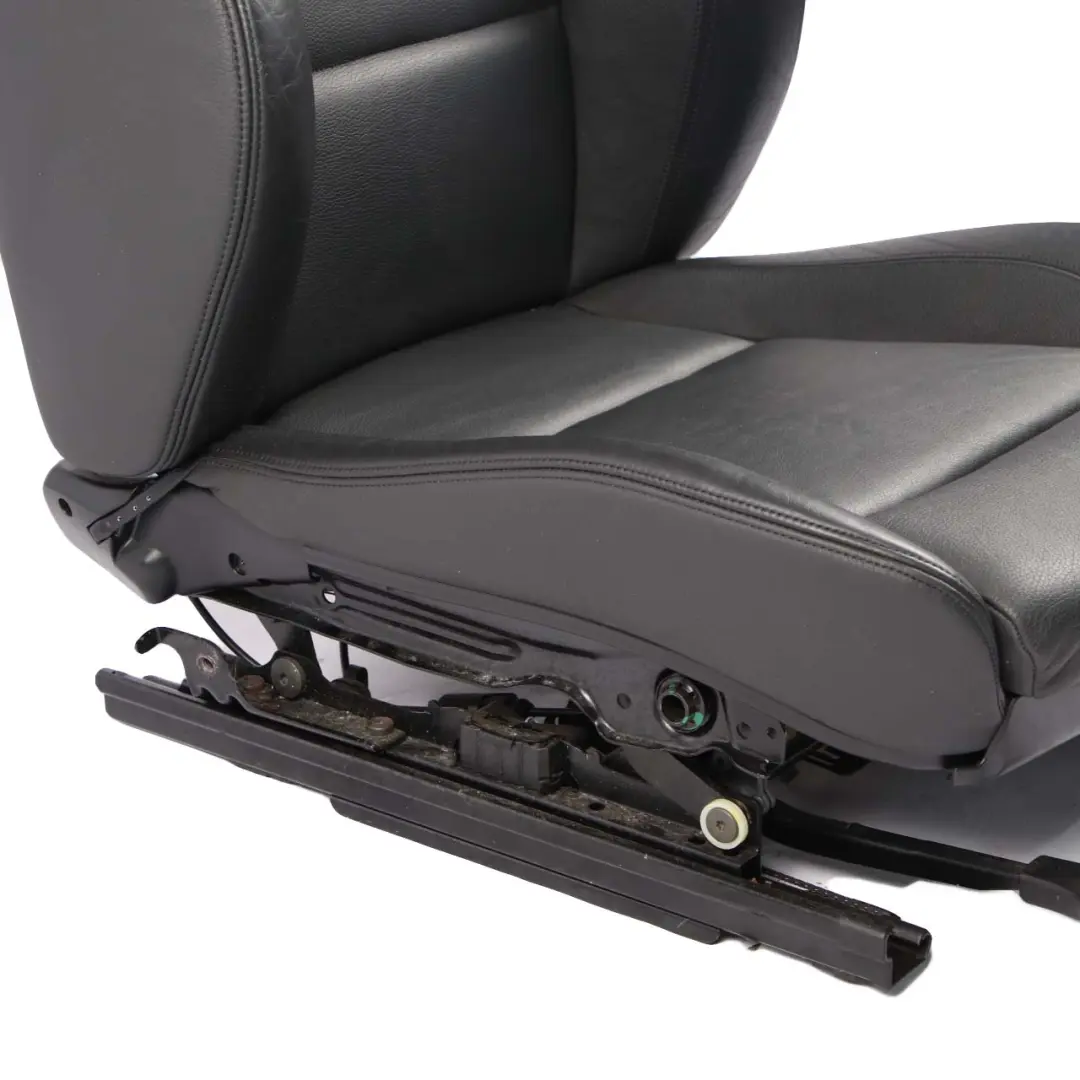  Front Seat BMW E81 E82 Left N/S Heated M Sport Black Schwarz Leather Boston - SKU 9164935-1 - Part number 9164935