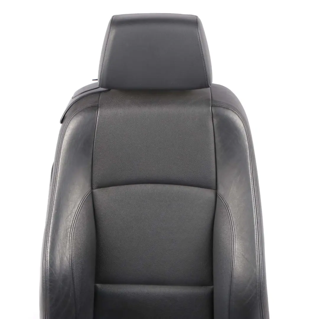  Front Seat BMW E81 E82 Right O/S Heated M Sport Black Schwarz Leather Boston - SKU 9164936-1 - Part number 9164936